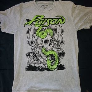 Soft white/gray printed shirt.